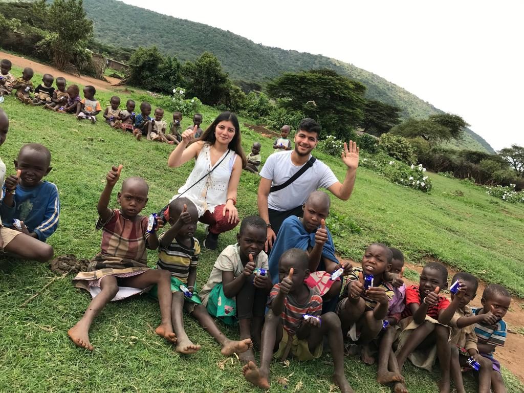 Children of the Masai Tribe