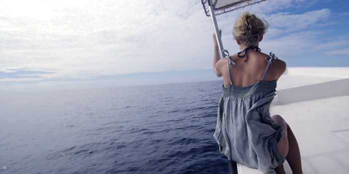 Girl on boat