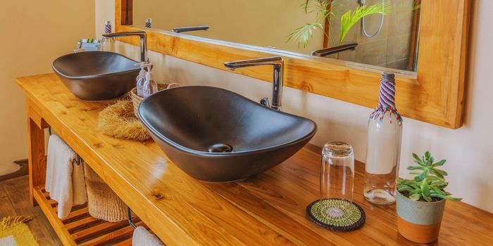 Luxury family suite bathroom