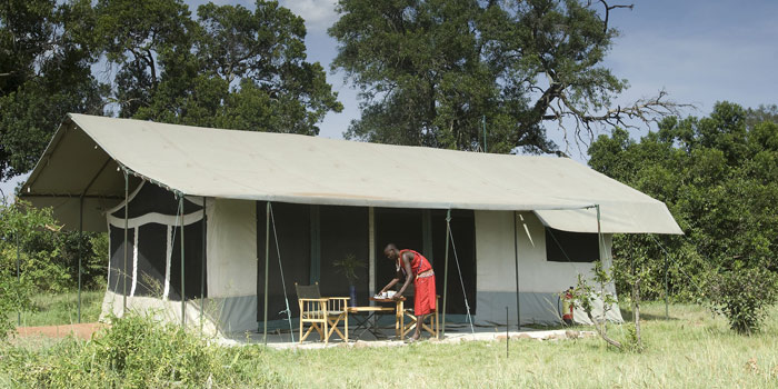 Tent exterior