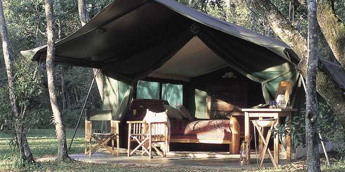 Tent exterior