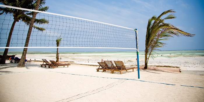 Volley Ball Pitch By Beach