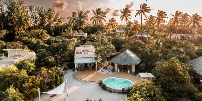 Beachfront 1-bedroom villa