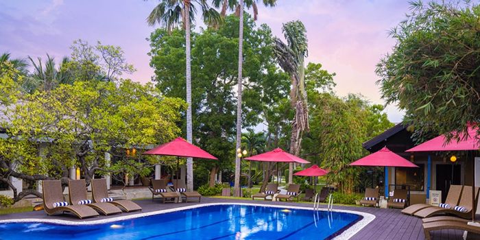 Poolside area