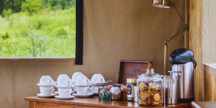 Tea and coffee station
