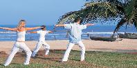 Yoga on the beach