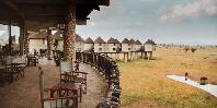 Terrace overlooking waterhole