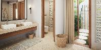 Swim-up Villa bathroom