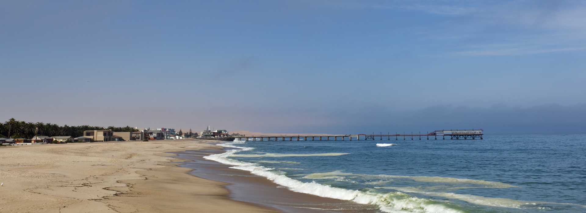 The beach at Swakopmund, Namibia