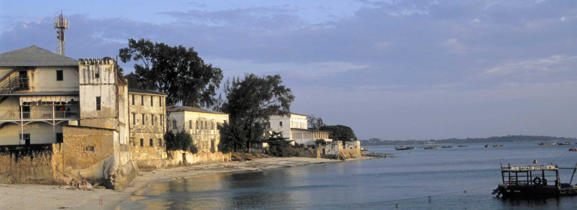 Stone Town overlooking the ocean