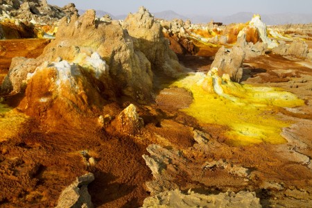 Sulphure formations in Ethiopia