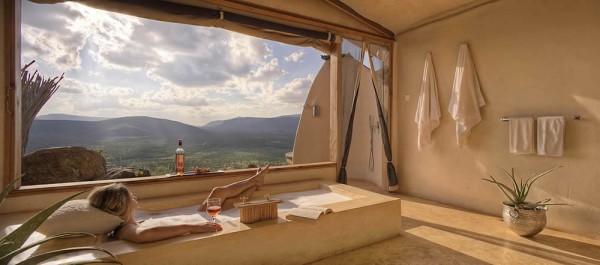 Saruni Samburu bath with a view