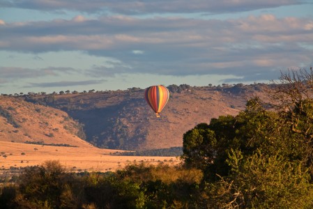 Hot-air Balloon Over the Masai Mara, Kenya