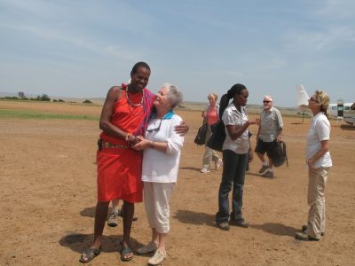 Margaret Lamont with Samburu 