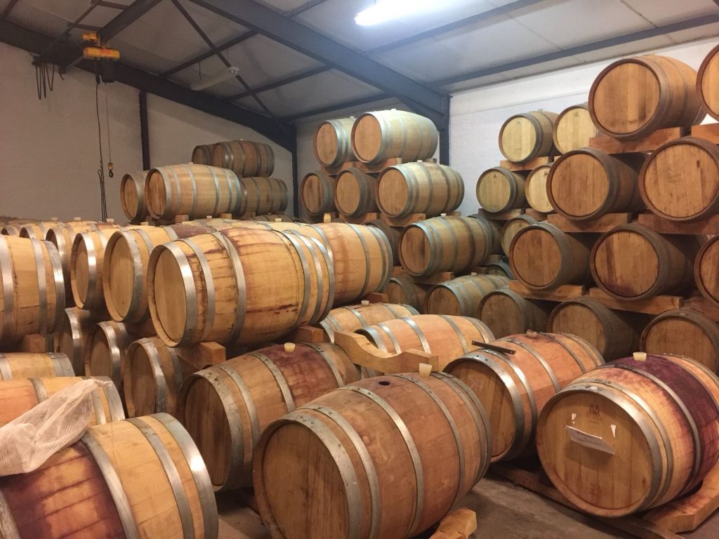 Wine barrels