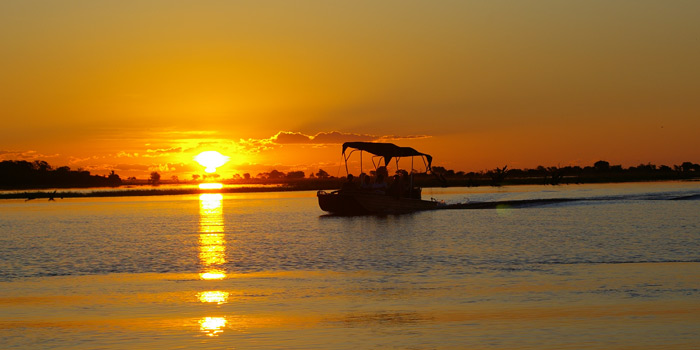 Sunset in Botswana