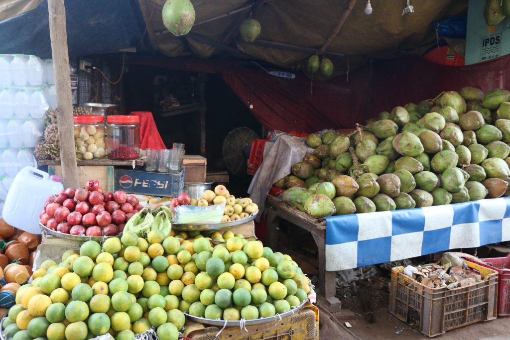 Vegetable stall in Varanasi