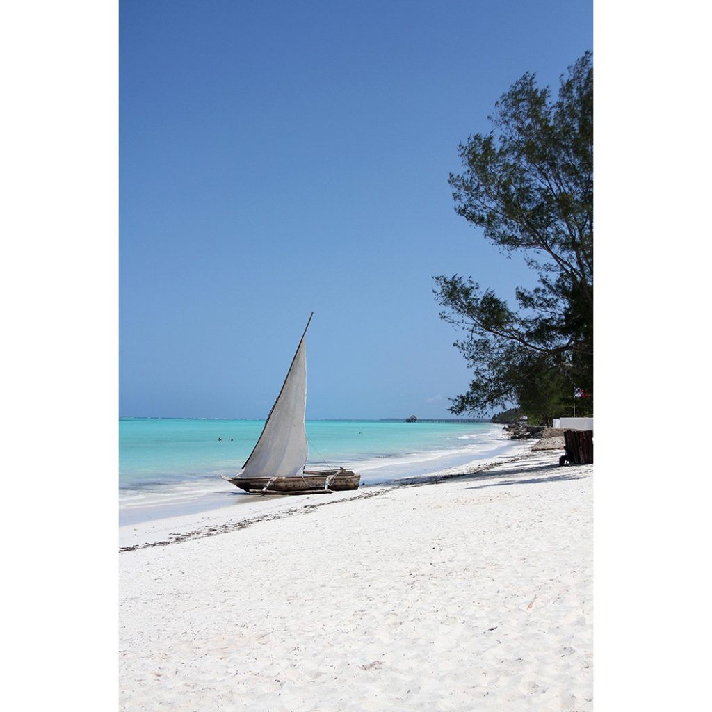 Dhow on the beach