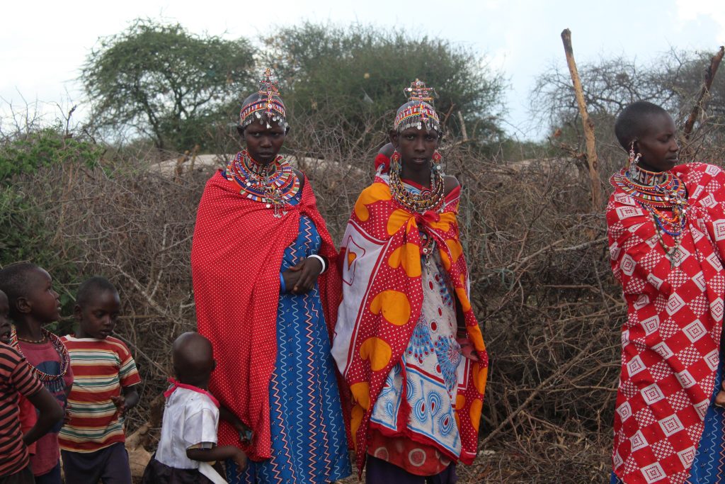 Colourful locals on a Porini Camps Safari