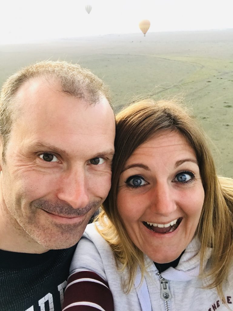 Hot air balloon ride in the Masai Mara