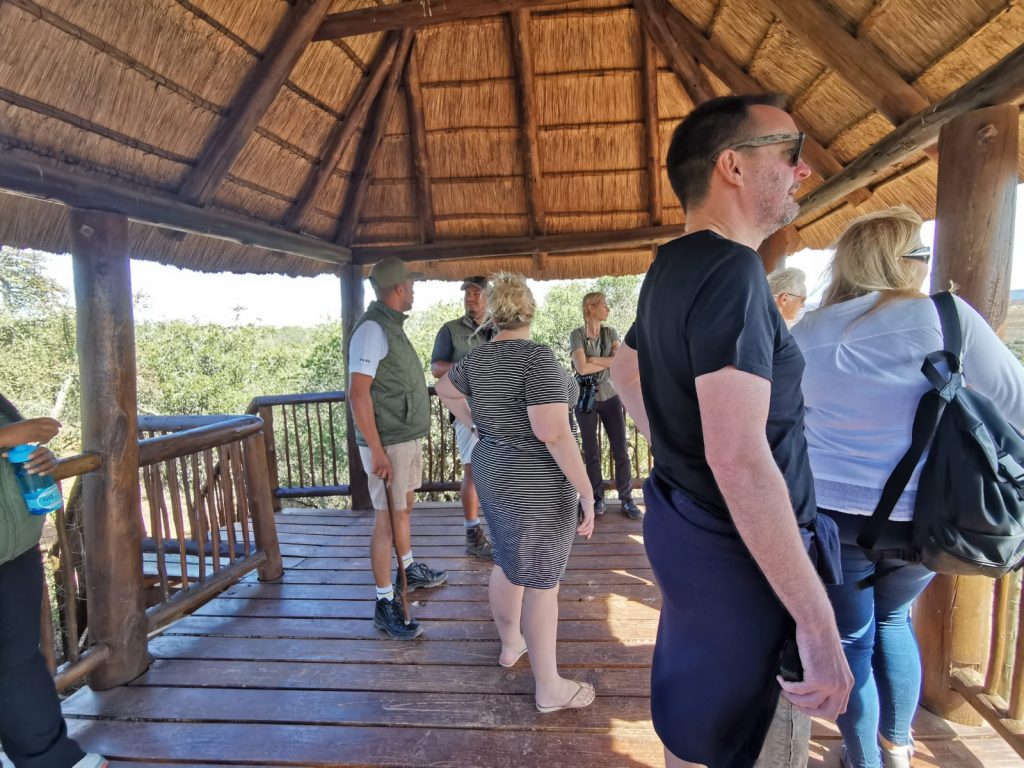 One of the viewing platforms at The Shamwari Big Cat Sanctuary