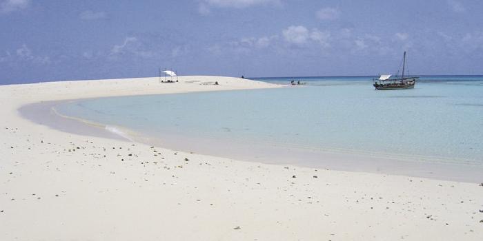 Beautiful beach at Pole Pole, Zanzibar