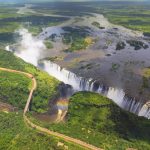 Aerial View of Victoria Falls