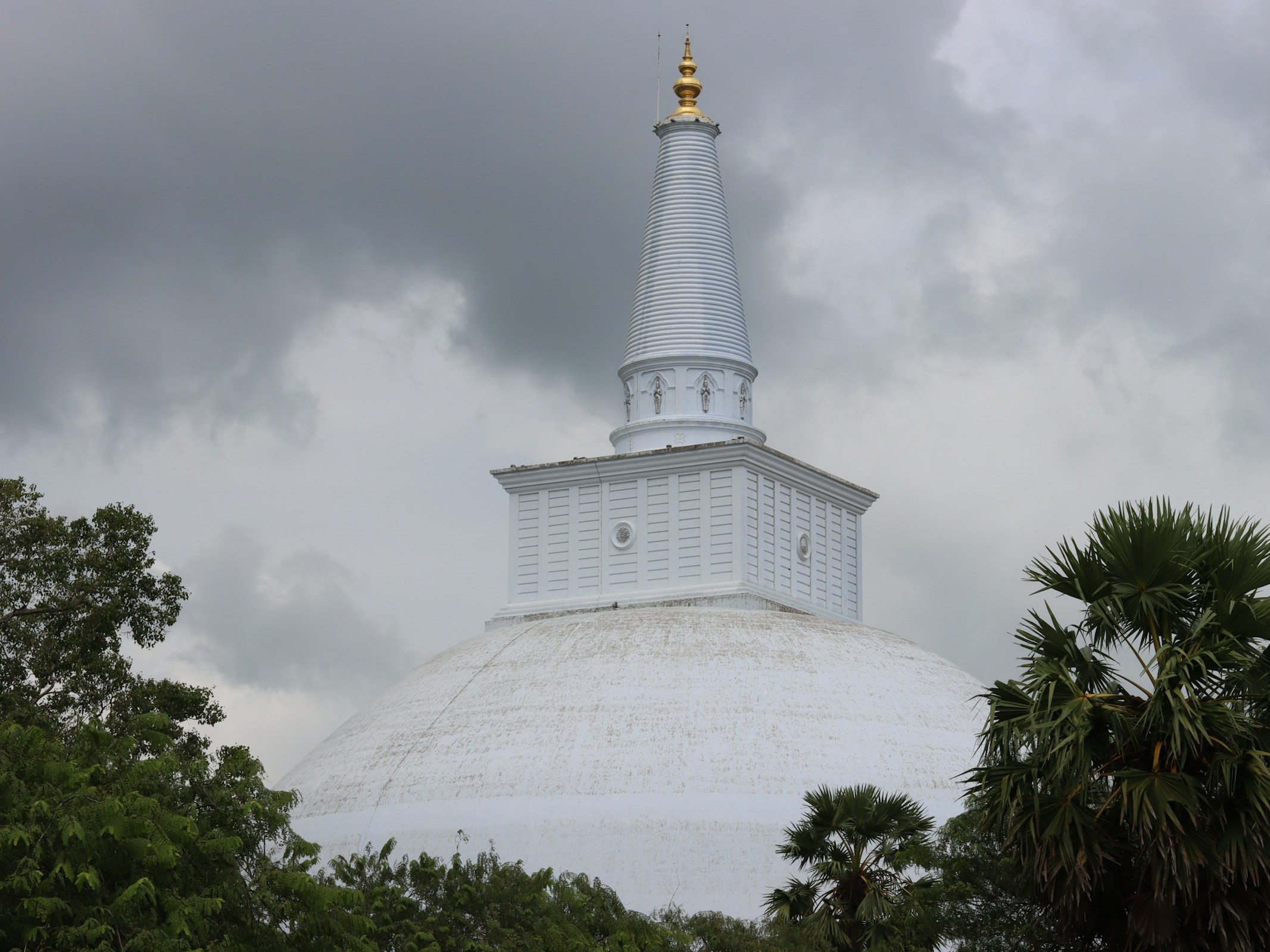 White dome building, Anuradhapura, Sri Lanka